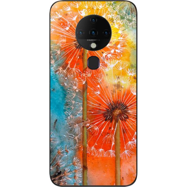 

Силиконовый бампер SMTT для Tecno Spark 6 с изображением Одуванчики