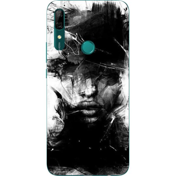 

Силиконовый бампер Casemarket с изображением для Huawei P Smart Z Абстракция девушка