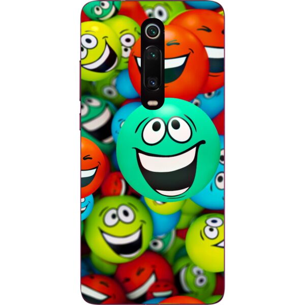 

Чехол Casemarket с картинкой силиконовый для Xiaomi Mi 9t/K20/Mi 9t Pro/K20 Pro Яркие смайлы