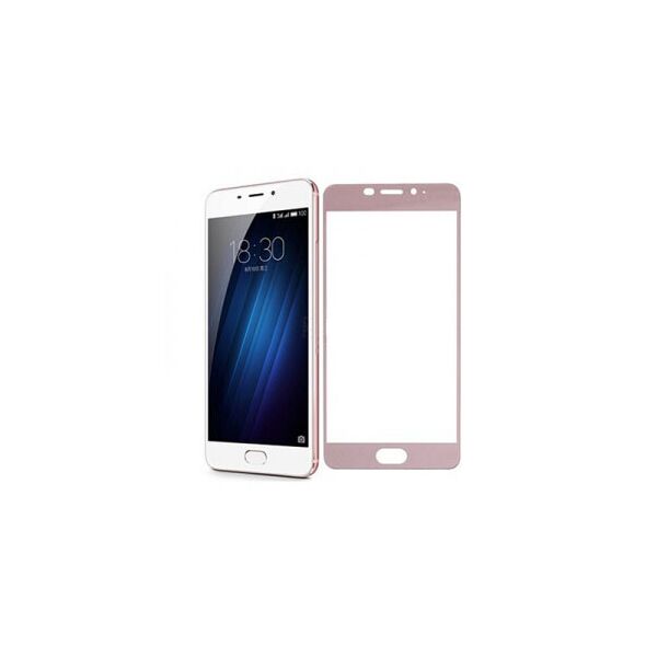 

Захисне скло Glass Full Screen для Meizu M3e (Рожево-золотий)