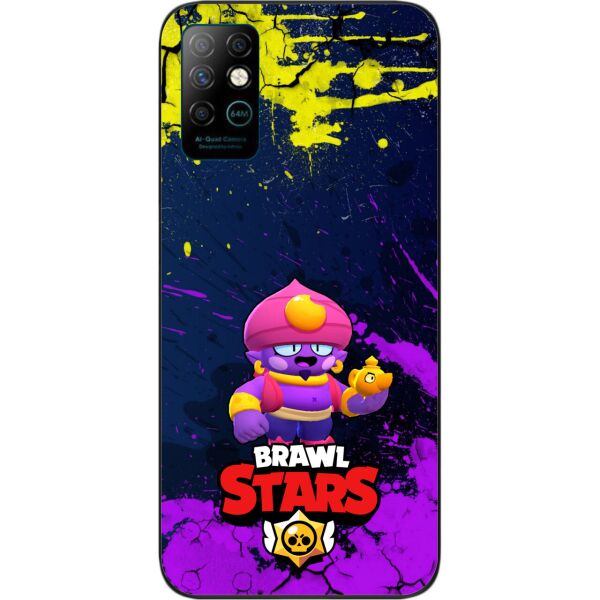 

Силиконовый чехол SMTT для Infinix Note 8 с картинкой Бравл Старс герой Джин