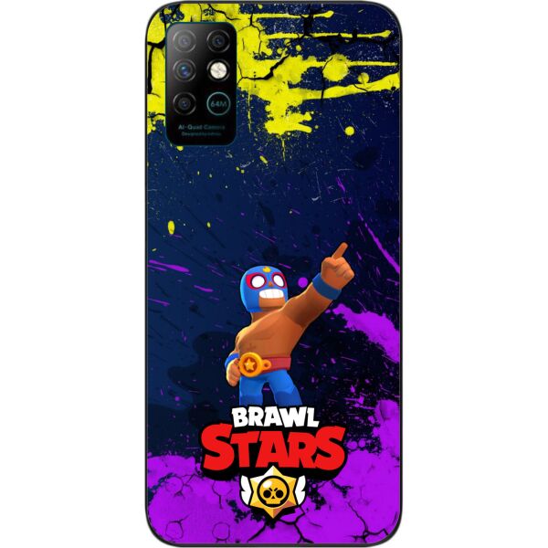 

Силиконовый чехол SMTT для Infinix Note 8 с картинкой Бравл Старс герой Примо