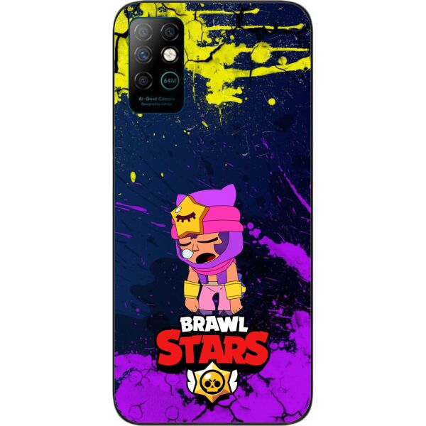 

Силиконовый чехол SMTT для Infinix Note 8 с картинкой Бравл Старс герой Сэнди