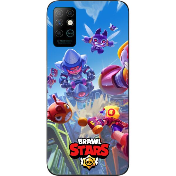 

Силиконовый чехол SMTT для Infinix Note 8 с картинкой Бравл Старс Лето монстров