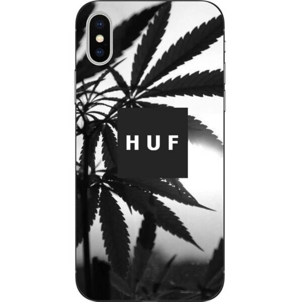

Бампер силиконовый чехол Casemarket с картинкой для Iphone X Huf