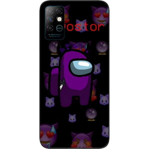 

Силиконовый чехол SMTT для Infinix Note 8 с картинкой Among us Impostor