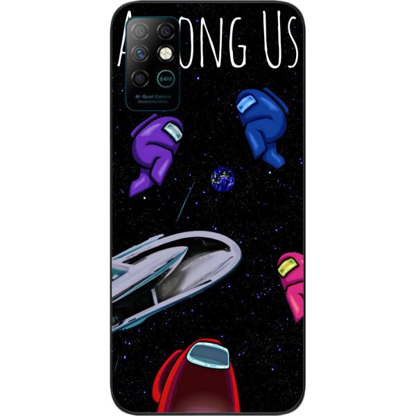 

Силиконовый чехол SMTT для Infinix Note 8 с картинкой Among us Играем