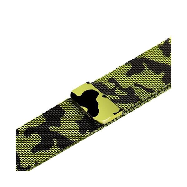 

Ремінець для Apple Watch Milanese loop 42 / 44mm Camouflage (Зелений)