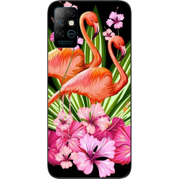 

Чехол силиконовый SMTT для Infinix Note 8 с картинкой Фламинго
