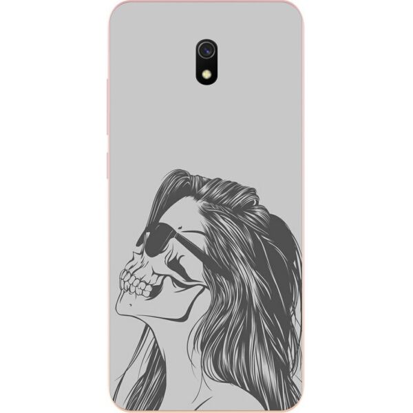 

Чехол силиконовый Casemarket с картинкой для Xiaomi Redmi 8A Девушка скелет