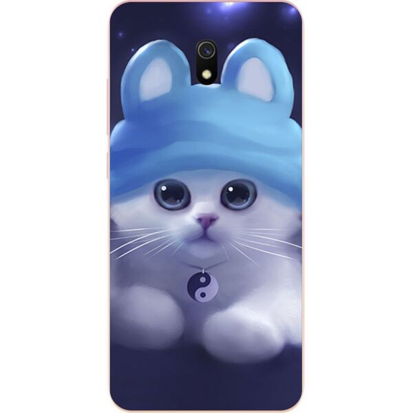 

Чехол силиконовый Casemarket с картинкой для Xiaomi Redmi 8A Котик в шапке