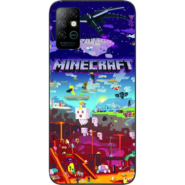 

Силиконовый чехол SMTT для Infinix Note 8 с картинкой Minecraft
