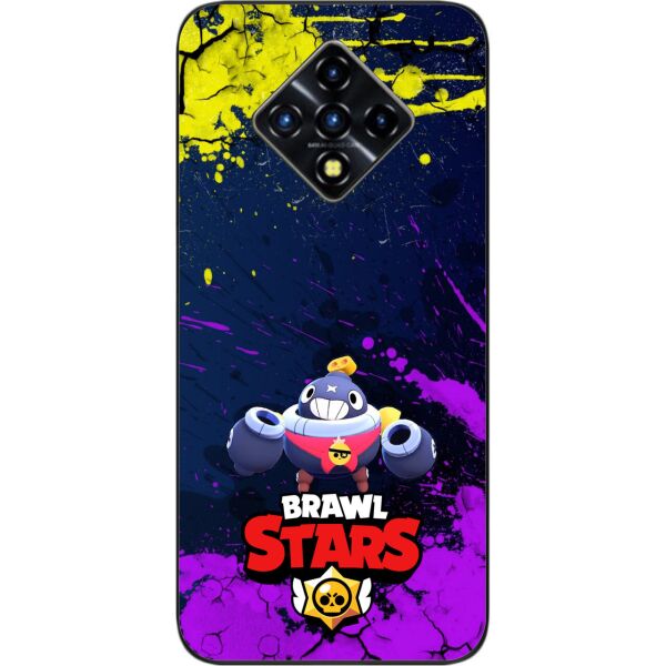 

Силиконовый чехол SMTT для Infinix Zero 8 с картинкой Бравл Старс герой Тик