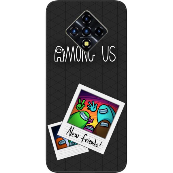 

Силиконовый чехол SMTT для Infinix Zero 8 с картинкой Among us Друзья