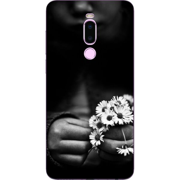 

Чехол силиконовый Casemarket с картинкой для Meizu M8 Девочка с ромашками