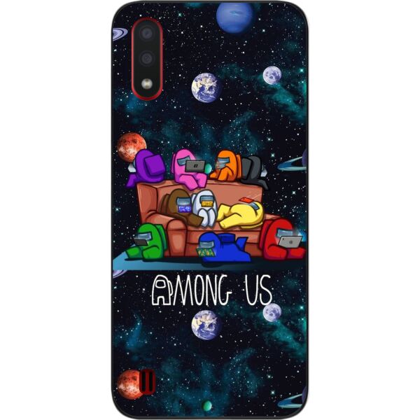

Силиконовый чехол SMTT для Samsung A01 Galaxy A015F с картинкой Among us