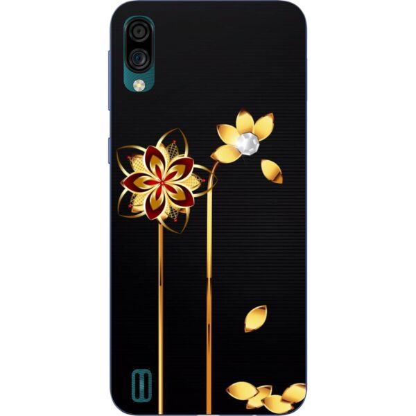 

Чехол Casemarket с картинкой для ZTE Blade A5 2020 Золотые цветы