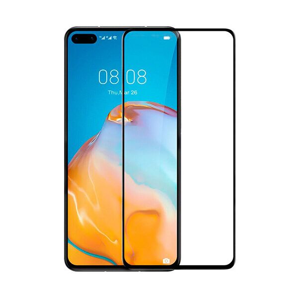 

Захисне скло Glass 5D Premium для Huawei P40 (ANA-NX9) (Чорний)