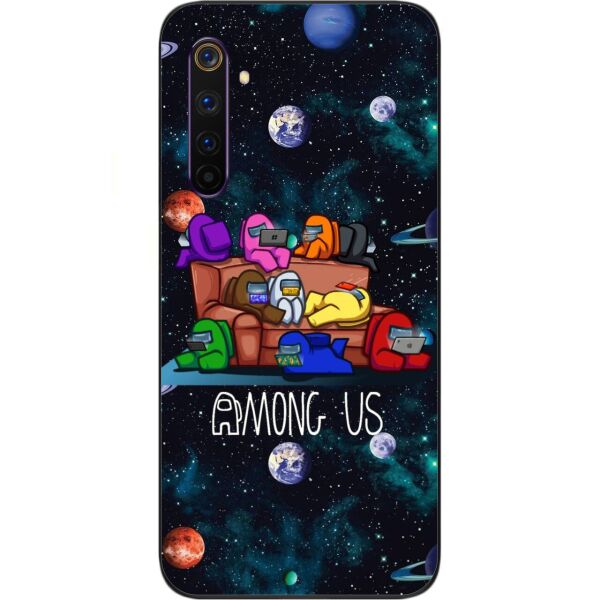 

Силиконовый чехол SMTT для Realme 6 Pro с картинкой Among us