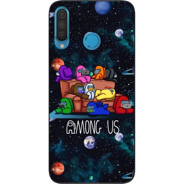 

Силиконовый чехол SMTT для Huawei P30 Lite с картинкой Among us