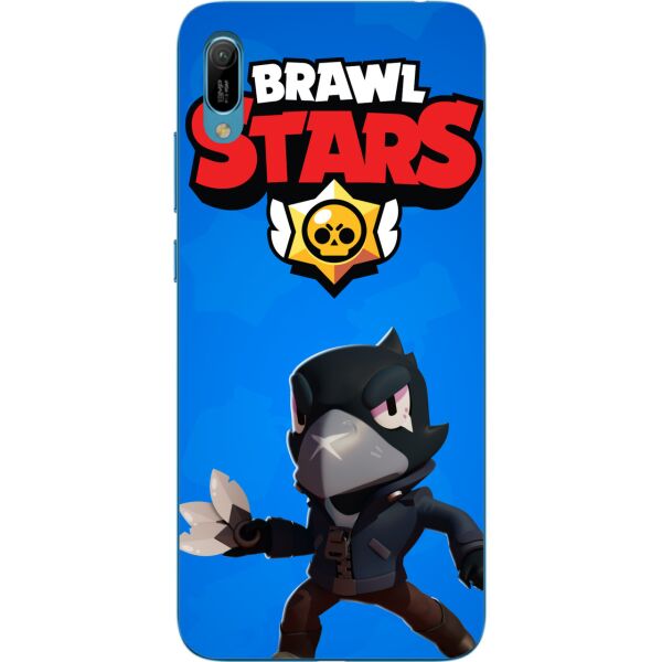 

Чехол силиконовый Casemarket для Huawei Y6 2019 с картинкой Игра Brawl Stars Ворон
