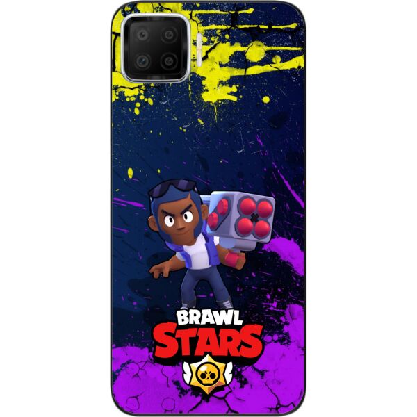 

Силиконовый чехол SMTT для OPPO A73 с картинкой Бравл Старс герой Брок