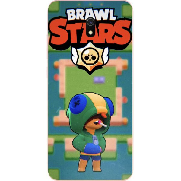 

Чехол силиконовый Casemarket с картинкой для Xiaomi Redmi 8A Игра Brawl Stars Леон