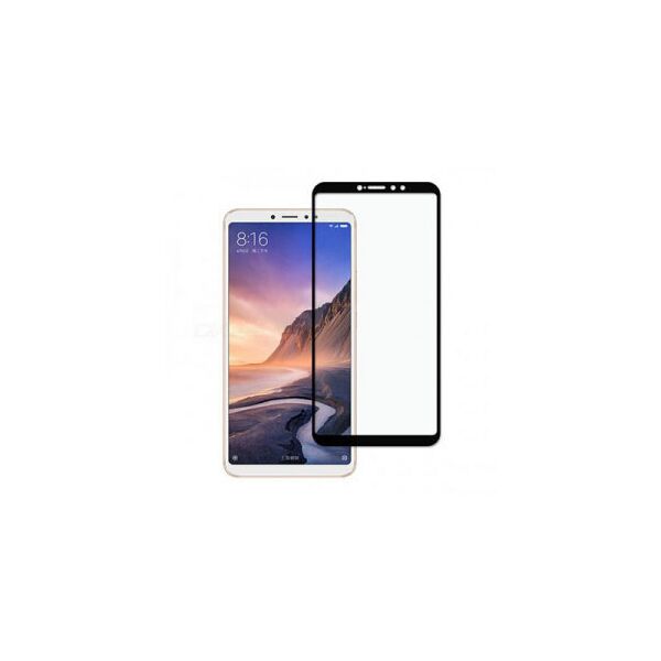

Захисне скло Glass Full Glue для Xiaomi Mi Max 3 (Чорний)