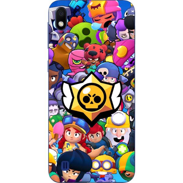 

Чехол силиконовый Casemarket для Samsung A10 2019 Galaxy A105F с картинкой Игра Brawl Stars Герои