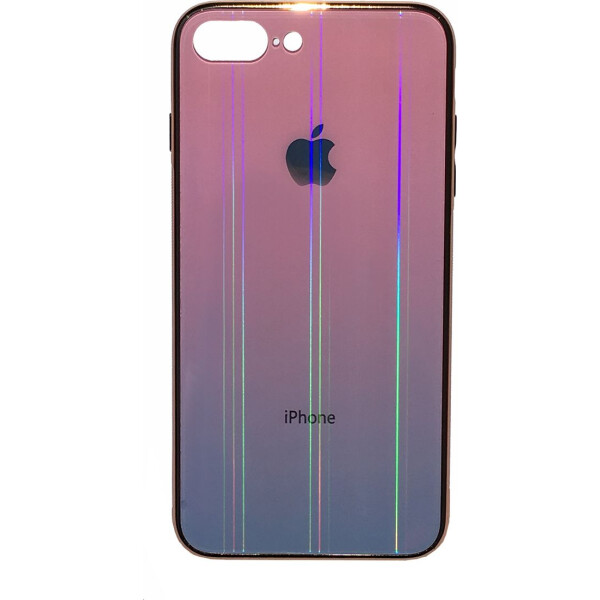 

Чехол накладка xCase на iPhone 7 Plus/8 Plus Glass Shine Case Logo pink