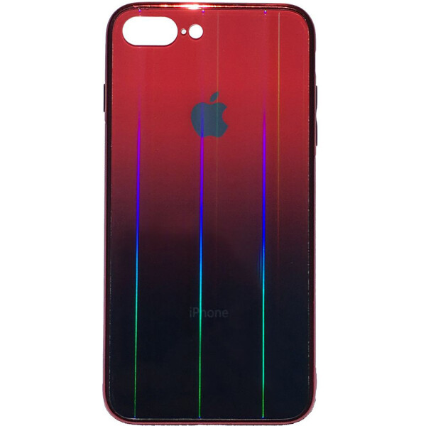

Чехол накладка xCase на iPhone 7 Plus/8 Plus Glass Shine Case Logo red