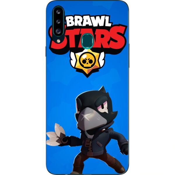 

Чехол силиконовый Casemarket для Samsung A20s Galaxy A207F с картинкой Игра Brawl Stars Ворон