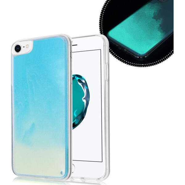 

Чехол накладка xCase для iPhone 7/8 Neon case sky blue