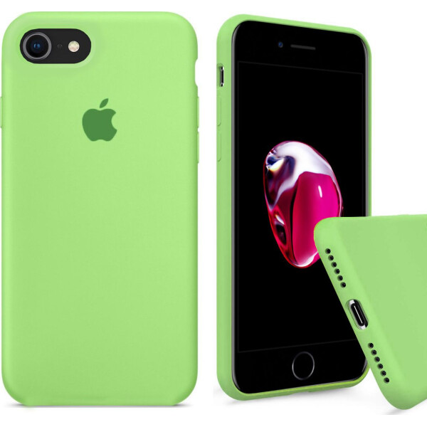 

Чехол накладка xCase для iPhone 7/8 Silicone Case Full lime green