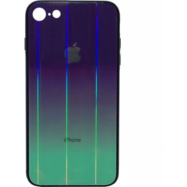 

Чехол накладка xCase на iPhone 6/6s Glass Shine Case Logo light purple