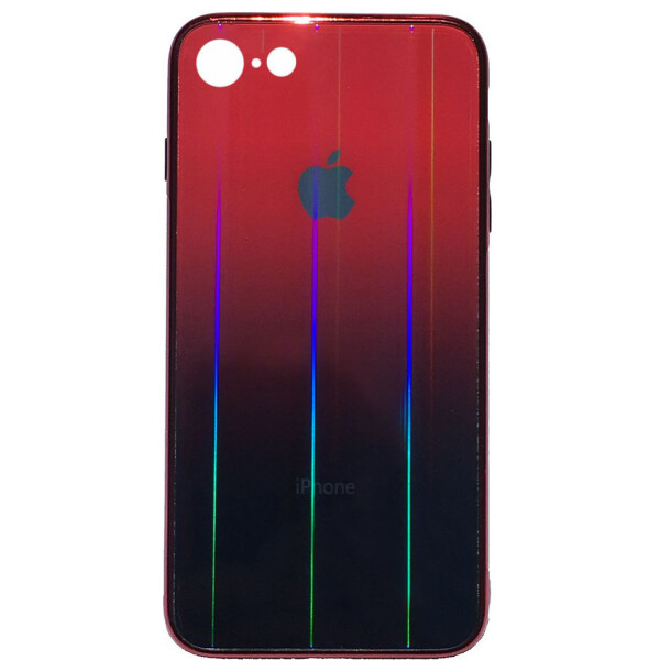 

Чехол накладка xCase на iPhone 6/6s Glass Shine Case Logo red