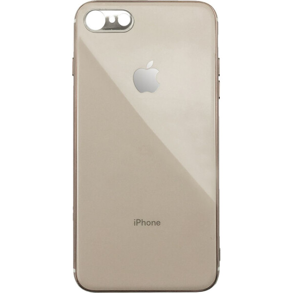 

Чехол накладка xCase на iPhone 6 Plus/6s Plus Glass Silicone Case Logo gold