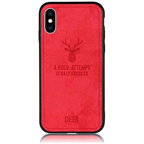 

Чехол накладка xCase для iPhone XS Max Soft deer red