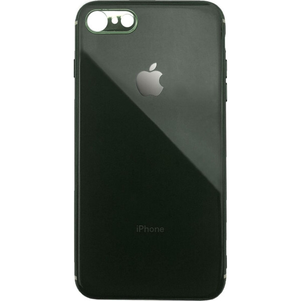 

Чехол накладка xCase на iPhone 6 Plus/6s Plus Glass Silicone Case Logo green