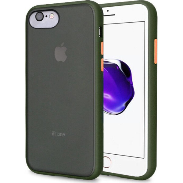 

Чехол накладка xCase для iPhone 6/6s Gingle series green orange