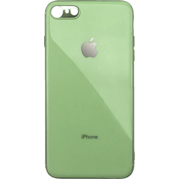

Чехол накладка xCase на iPhone 6 Plus/6s Plus Glass Silicone Case Logo mint gum