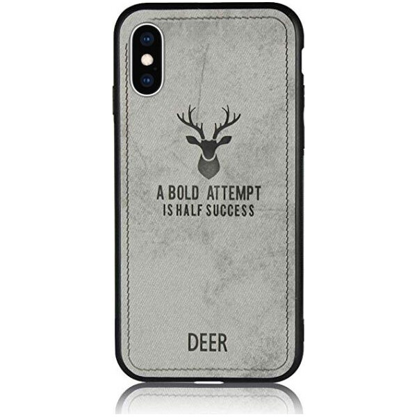 

Чехол накладка xCase для iPhone XS Max Soft deer gray