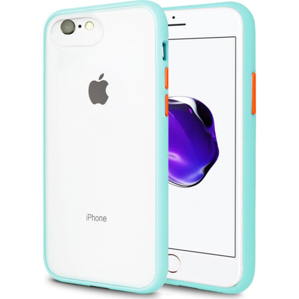 

Чехол накладка xCase для iPhone 6/6s Gingle series light blue orange