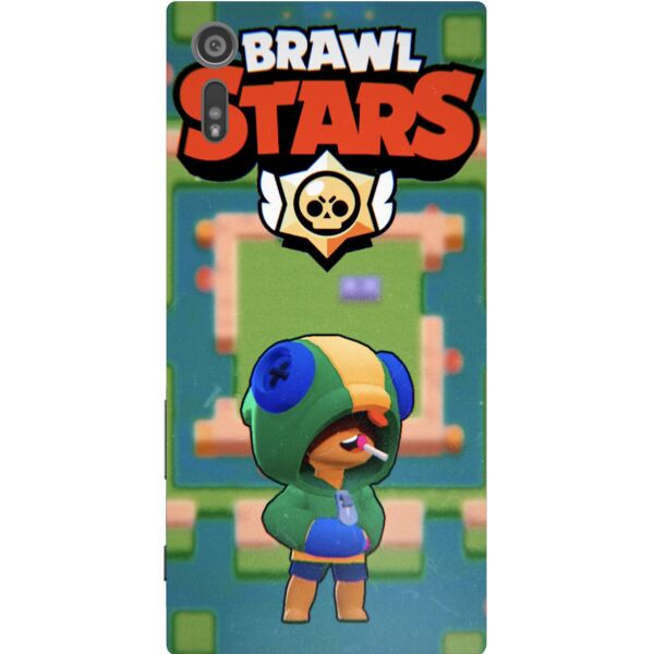 

Чехол силиконовый Casemarket для Sony Xperia XZ f8332 с картинкой Игра Brawl Stars Леон