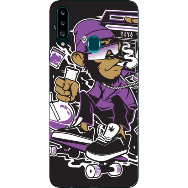 

Чехол силиконовый Casemarket с картинкой для Samsung A20s Galaxy A207F Стильная обезьяна