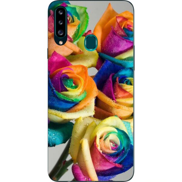 

Чехол силиконовый Casemarket с картинкой для Samsung A20s Galaxy A207F Красочные розы