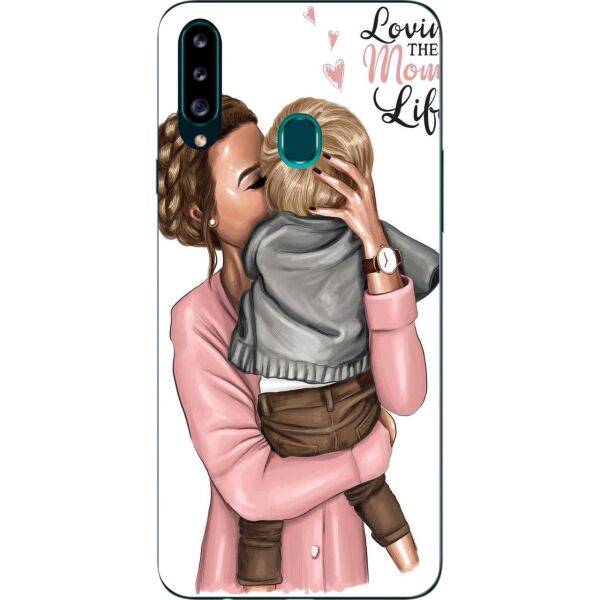 

Силиконовый бампер Casemarket с изображением для Samsung A20s Galaxy A207F Мама сыночка