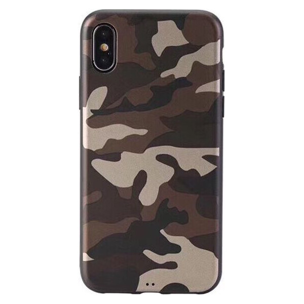 

Чехол накладка xCase на iPhone XS Max Dark brown Camouflage case