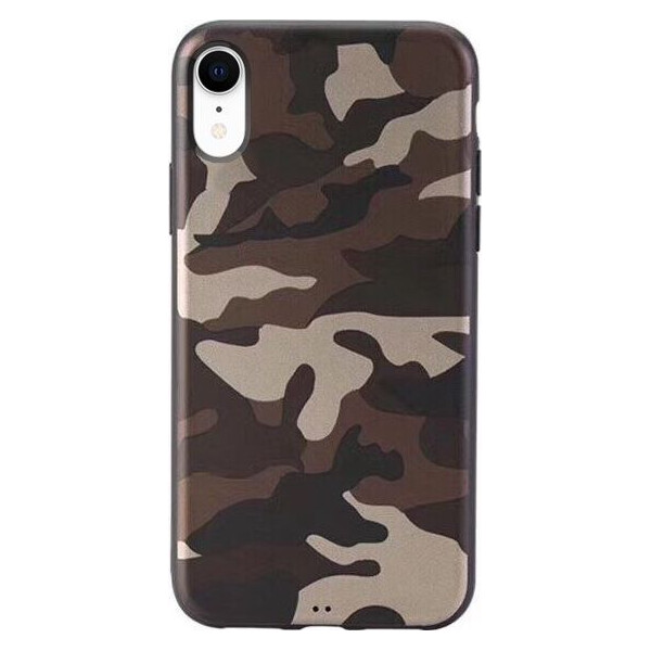 

Чехол накладка xCase на iPhone XR Dark brown Camouflage case