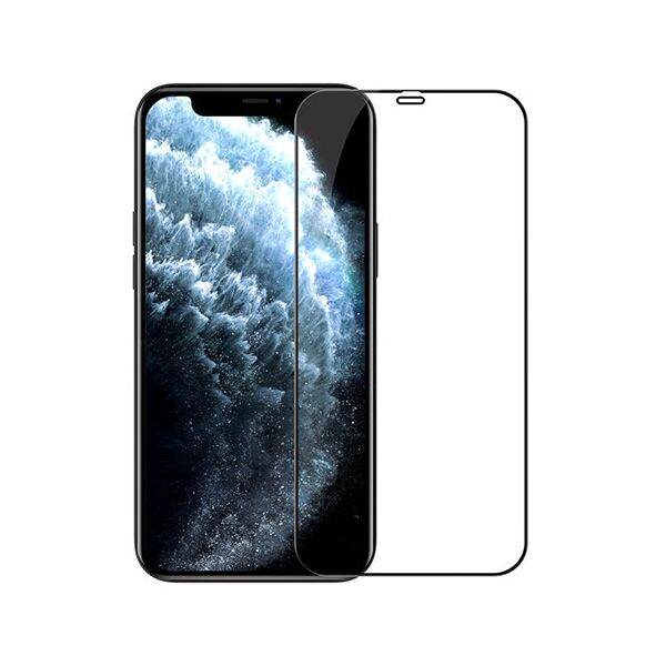 

Захисне скло Glass 5D ТОП для Apple iPhone 12 Mini (Чорний)